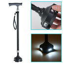 Old Man Aluminum Alloy Cane Foldable Portable Stable Walking Stick Rugged