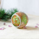 Wedding Party Mosaic Amber Glass Candle Holder Tea Light Candelabra Bowl