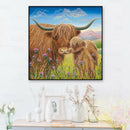 5D DIY Diamond Painting Kits Cow Full Round Drill Handicrafts Art (B2290)