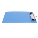 Office School Spring Loaded A5 Paper Holding File Clamp Clip Board Blue
