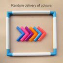 Plastic Embroidery Frame Hoop Square Shape DIY Needlework Craft Sewing Tool