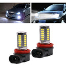 2x 3030 H11 21 LED Fog Driving Lamp Light Bulbs DRL Super Bright for Cars