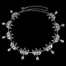 Fashion Womens Metal Chain Dress Belt Decorated Crown Style Body Chain Belt