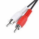 1x Stereo Audio PC TV Aux Cable Lead 3.5 mm Jack Female to 2x Male Phono Socket