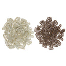200pcs 28mm Metal Snap Clips for Hair Extensions Clip-on Wigs Weft Hairpiece