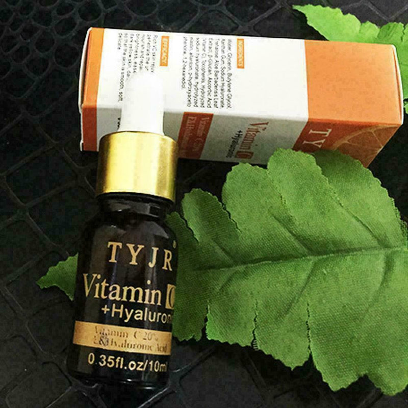 100% PURE VITAMIN C + HYALURONIC ACID SMOOTHING FACE B4D4 SERUM I5I0