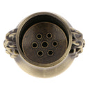 Incense Burner Censer Buddhism Ash Catcher Aromatherapy Furnace Bronze M