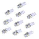 10 Pieces White 8000K T10 1210SMD 168 194 License Plate 10LED Lights White