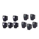 10 Pieces Car Boat 12V 20A Bar Rocker Toggle Switch with White & Green Light