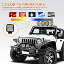 New 126W 6000K Led Work Light Bar Flood Spot Beam Offroad 4Wd Suv Driving F