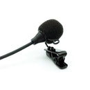 Microphone Pinzas Mini 3.5mm Jack For PC Cell Phone Pad Negro Soportes