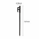 10Pcs Cast Iron Nail 20Cm Outdoor Hiking Awning Canopy Tent Peg Metal Beach