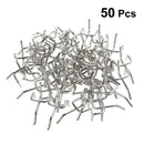 50Pcs Durable Carbon Steel Practical Pegboard Hooks Garage Workshop Storage D1E5