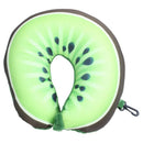 Fruit U Shaped Pillow Travel Pillows Cushion Nanoparticles Neck Pillow Car  B8S2