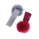 5x Mixed FOT Yarn Ball Hair Clip Baby Hairpins Girls Clips Diy Hair Accessor l,a