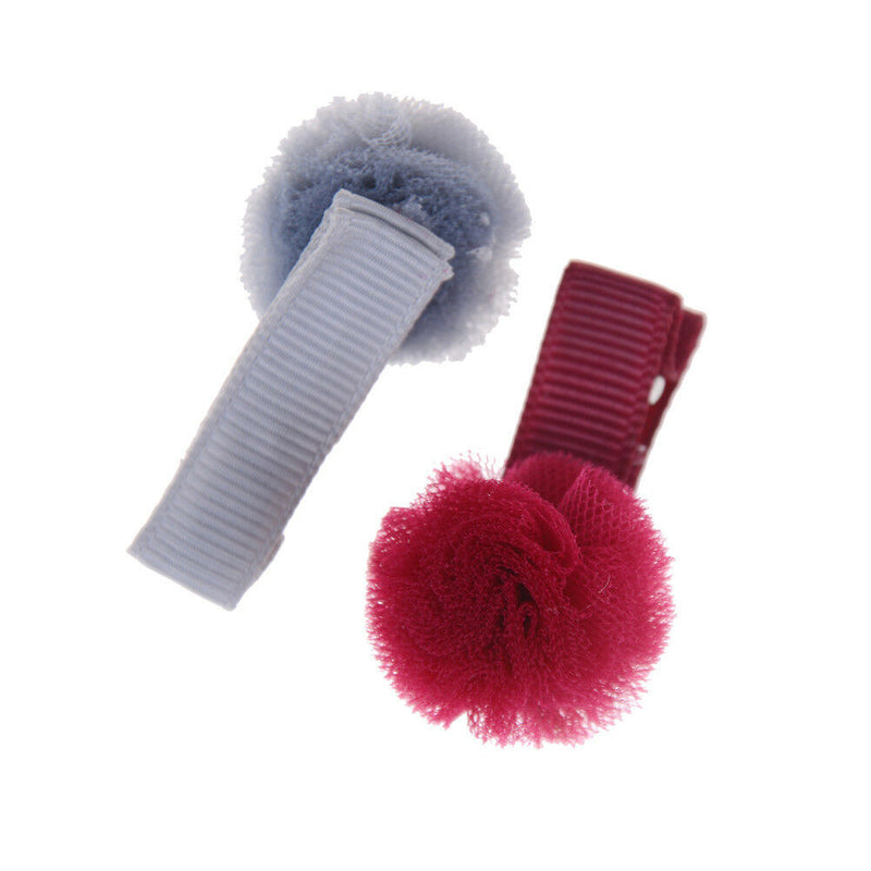 5x Mixed FOT Yarn Ball Hair Clip Baby Hairpins Girls Clips Diy Hair Accessor l,a