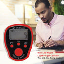 0-99999 Finger Counter LED Night Luminous Electronic Tally Counter (Red)