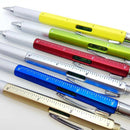 5x Multi-Functional Tool Tech Ballpoint Pen Spirit Level, Screwdriver Random