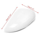 1 Pair Left/Right White Rearview Side View Mirror Replacement Cover Cap Cas