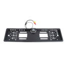 Night Visible 12 LED Car Rear View camera EU License Plate Frame Back Up Ca N7R5