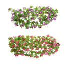 2pcs Artificial Silk Daffodil Flower Leafs Plants Wreath Hanging Garland
