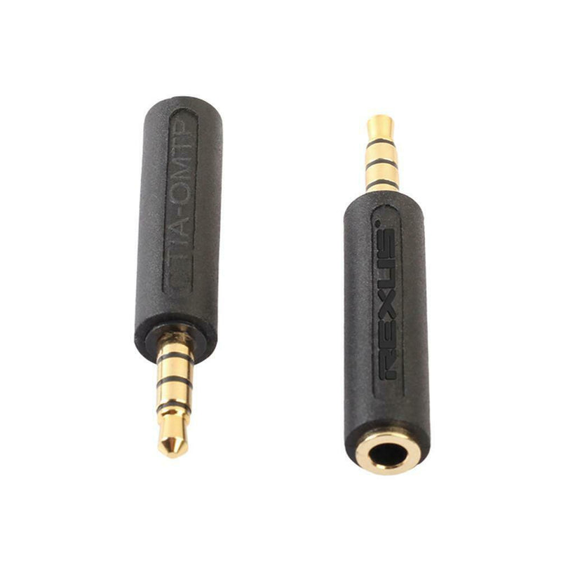 Universal 3.5mm OMTP to CTIA Male to Female Earphone Converter AdapterCable