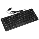 Black Ultra-thin Quiet Small Size 78 Keys Mini Multimedia USB PC Laptop Keyboard