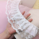 3 Layers Of Delicate Lace Edge Trim Pleats Flounce Dress Sewing DIY Decor Craft