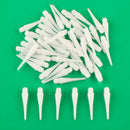 50PCS Durable Soft Plastic Tips Points Needle Replacement Dart White Parts