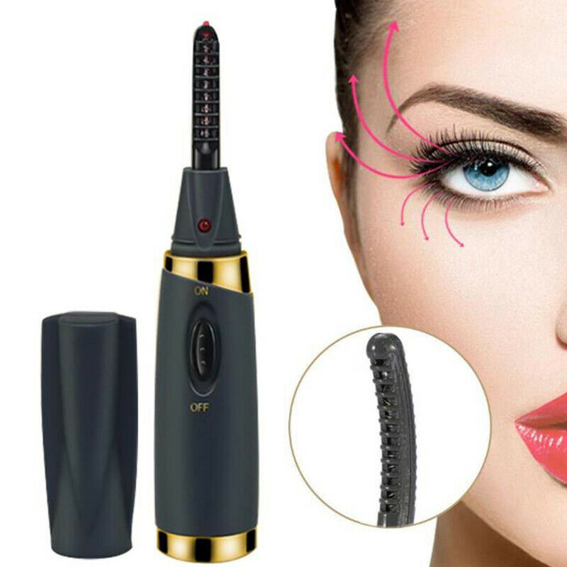 USB Rechargeable Electric Heated Eyelash Curler Ironing Curler Makeup Curlin Ew