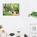5D DIY Full Drill Diamond Painting Village Cat Ducks Cross Stitch Embroider