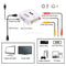 Mini Composite AV CVBS RCA to HDMI Audio Video AV Converter Adapter 1080P