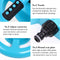 Outdoor Lawn Sprinkler 360 Degree Automatic Rotating Portable Lawn Sprinkle