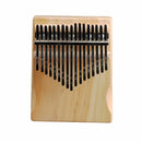 17 Keys Kalimba Pine Musical Instrument Thumb Finger Piano for Beginner A