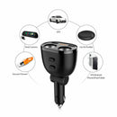 Fireproof Dual USB Car Charger One Point Two Car Cigarette Lighter Black sd