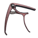 Metal Bronze Guitar Capo Clamp for Guitar Bass Ukulele Quick Change Parts
