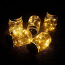 Solar Mason Jar Lid Lights, 6 Pack 20 Led String Fairy Star Firefly Jar Lid