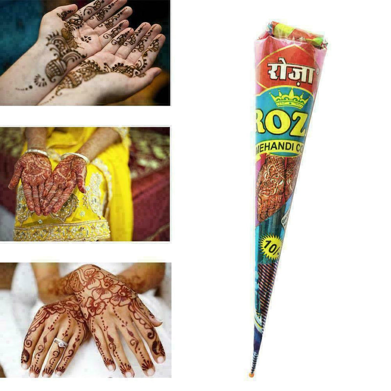 30g Natural Herbal Henna Cones Temporary Tattoo Body Art Paint Ink E0Q3 L4F W6R4