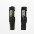 High Power Pair 50W T10/T15 LED 6000K HID Cool White Backup Reverse Lights Bulb