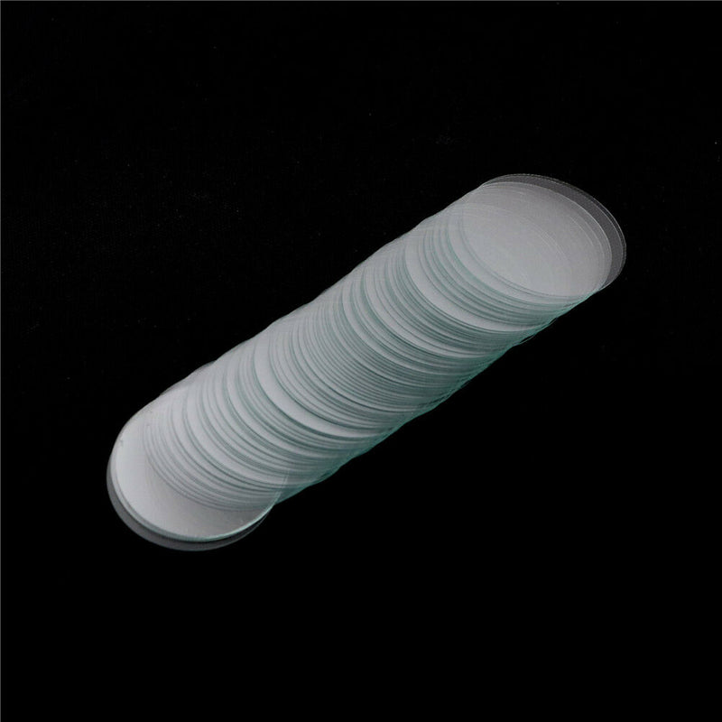 100Pcs Circular Round Microscope Slide Coverslip Cover Glass Diameter 25mm  Nw