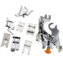 8pcs Domestic Sewing Machine Presser Foot Feet Kits Set For Brother Singer