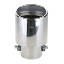 Stainless Steel Car Tail Rear Chrome Round Exhaust Pipe Tail Muffler Tip