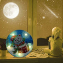 DIY Special Shaped Diamond Painting Xmas Bear Light Embroidery Home Decor