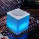 Square LED Mini Wireless Bluetooth Speaker TF Portable Speaker Music Hands-