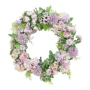 Artificial Wreath Garland Front Door Farmhouse Wall Decor Photo Props Purple