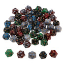 Multi sided dice set of 50 D20 Dungeons D&D RPG Role play