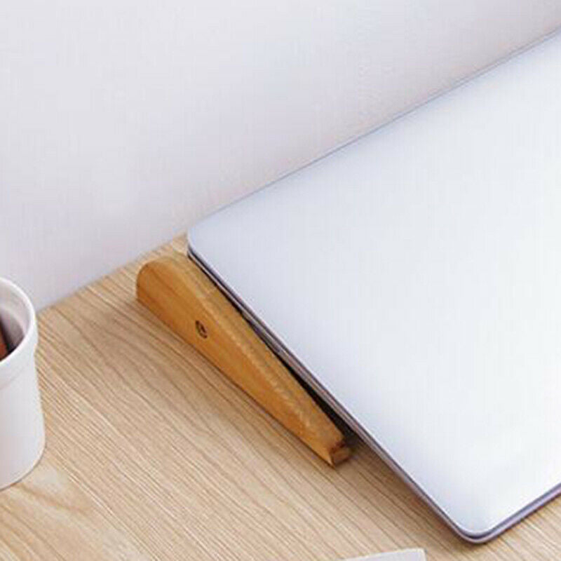 Simple Wooden Notebook Stand Office Accessories Adjustable Bracket Creative