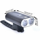 Flashlight For Bicycle Smart USB Rechargeable Front Lamp Cycling HeadlightB_kz