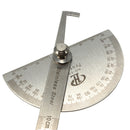 100mm Stainless 0-180 Degree Steel Protractor Angle Finder Arm Rule Measure 3C
