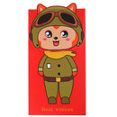 6pcs/set Year of the Rat Packet Bag Chinese New Year Red Pocket Kids G 3C